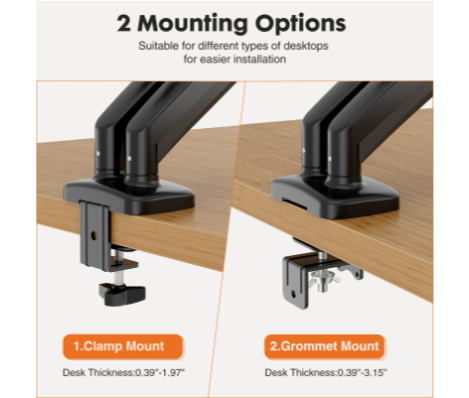 Dual Monitor Stand Arm, Gas Sp - Monitor Arm Single recensione e prezzo