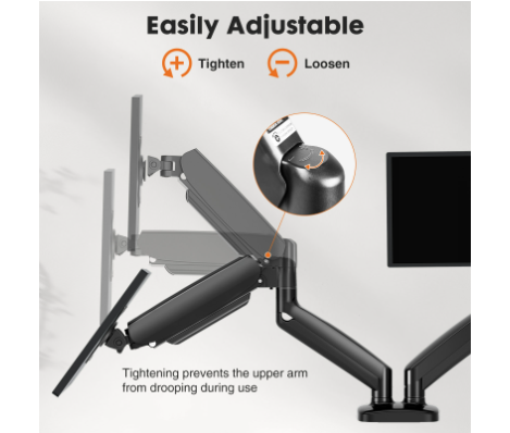 Dual Monitor Stand Arm, Gas Sp - Monitor Arm Single recensione e prezzo