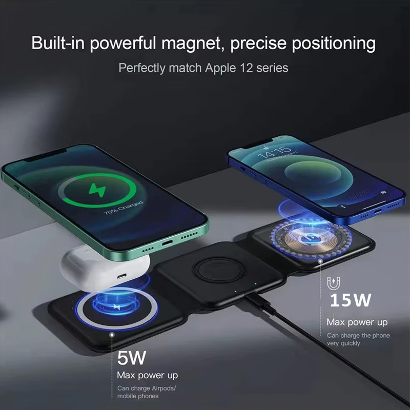 3 in 1 Magnetic Portable Wirel - Wireless Charger 3 In 1 recensione e prezzo