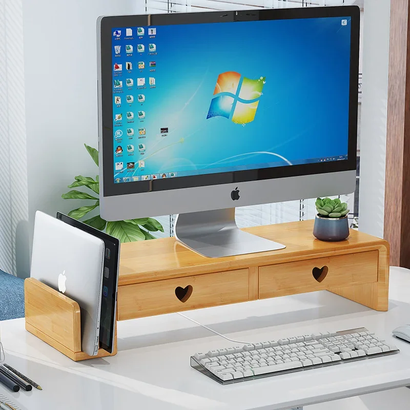 Natural Bamboo Desk Stand Nord - Laptop Stand Bamboo recensione e prezzo