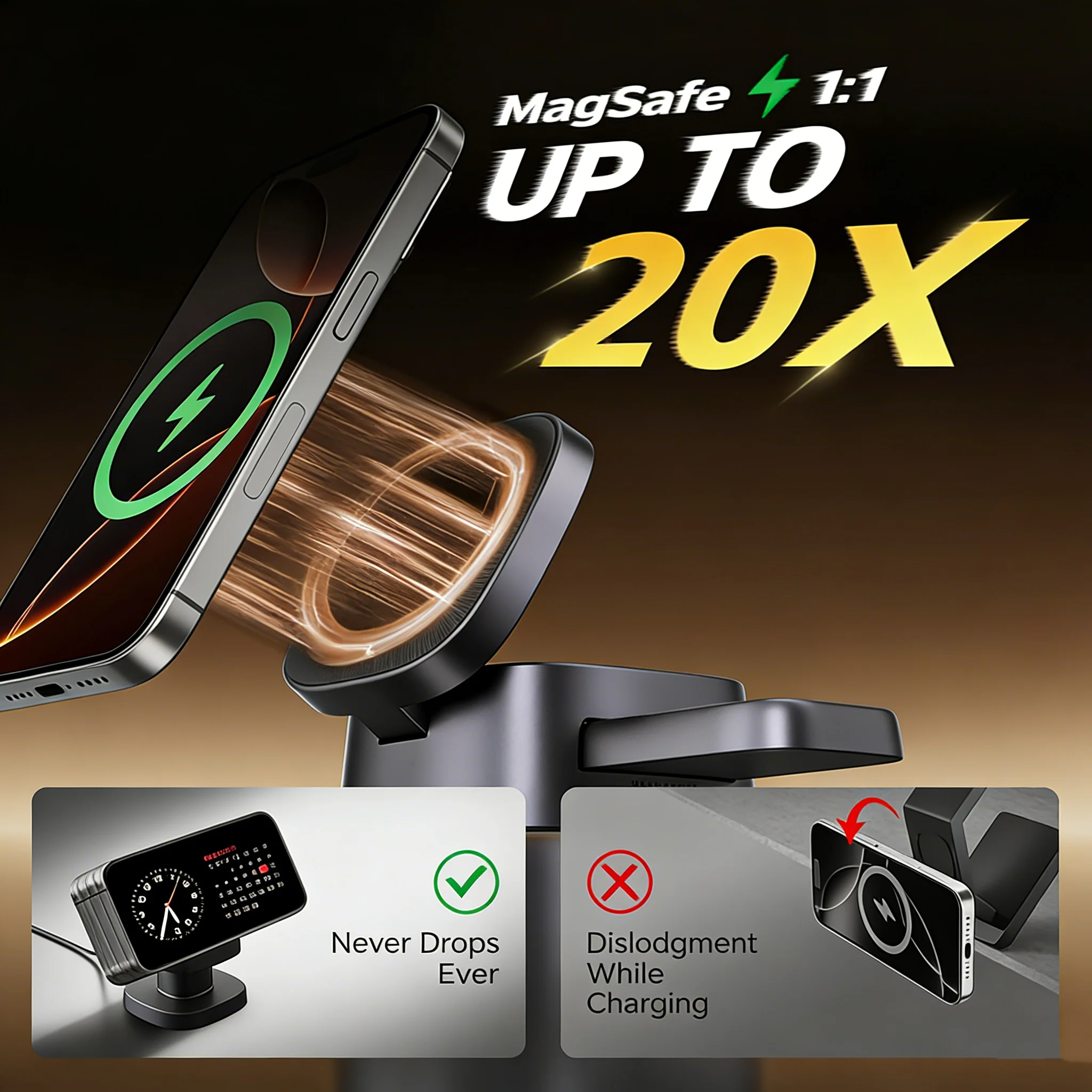 TIMESS Night Light Mashroom Wi - Wireless Charger 3 In 1 recensione e prezzo