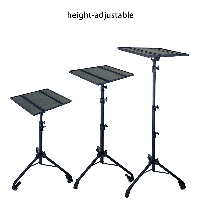 Wheel Mobile Tripod Adjustable - Laptop Stand Bamboo recensione e prezzo