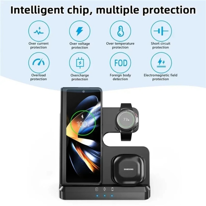 3 in 1 Wireless Charger Statio - Wireless Charger 3 In 1 recensione e prezzo