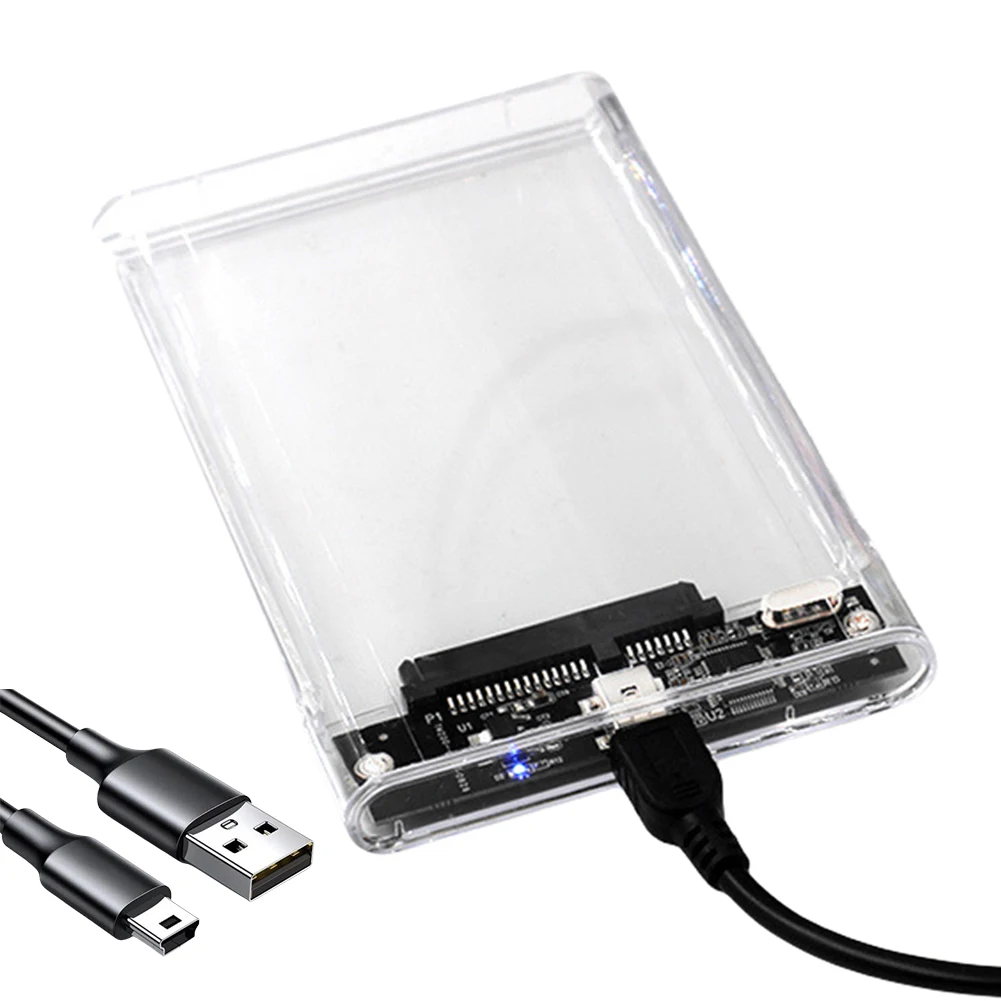 2.5 Inch HDD/SSD Case Transpar - Portable Ssd Enclosure recensione e prezzo