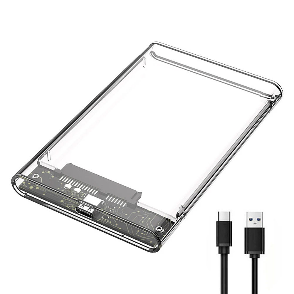 2.5 Inch HDD/SSD Case Transpar - Portable Ssd Enclosure recensione e prezzo