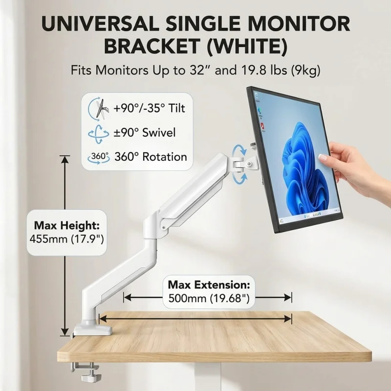 Single Monitor Arm Mount for 1 - Monitor Arm Single recensione e prezzo
