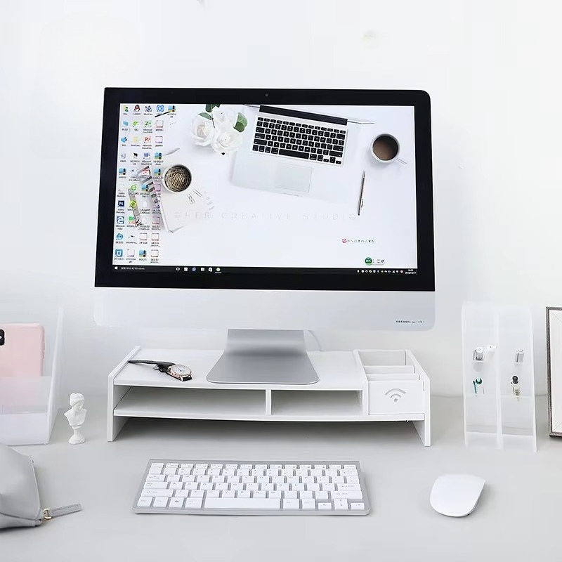 &cSpace Saving 2 Tier Bamboo L - Laptop Stand Bamboo recensione e prezzo